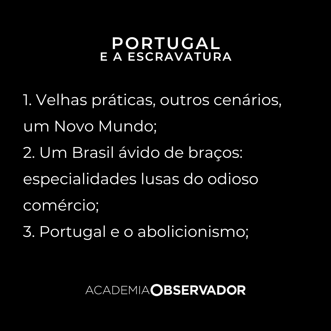 "Portugal e a escravatura" um curso por João Pedro Marques