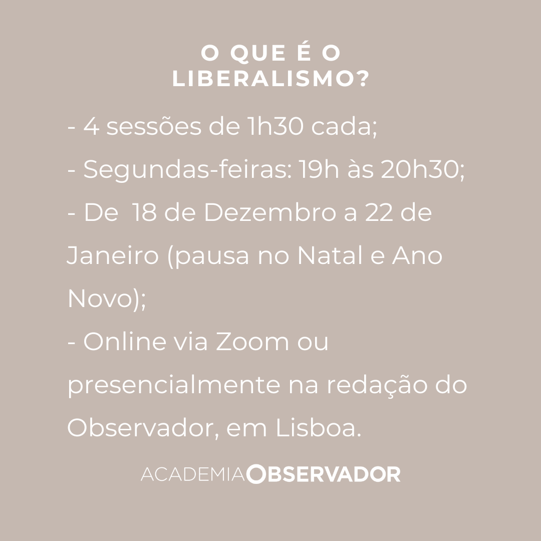 "O que é o liberalismo?" um curso por Miguel Morgado