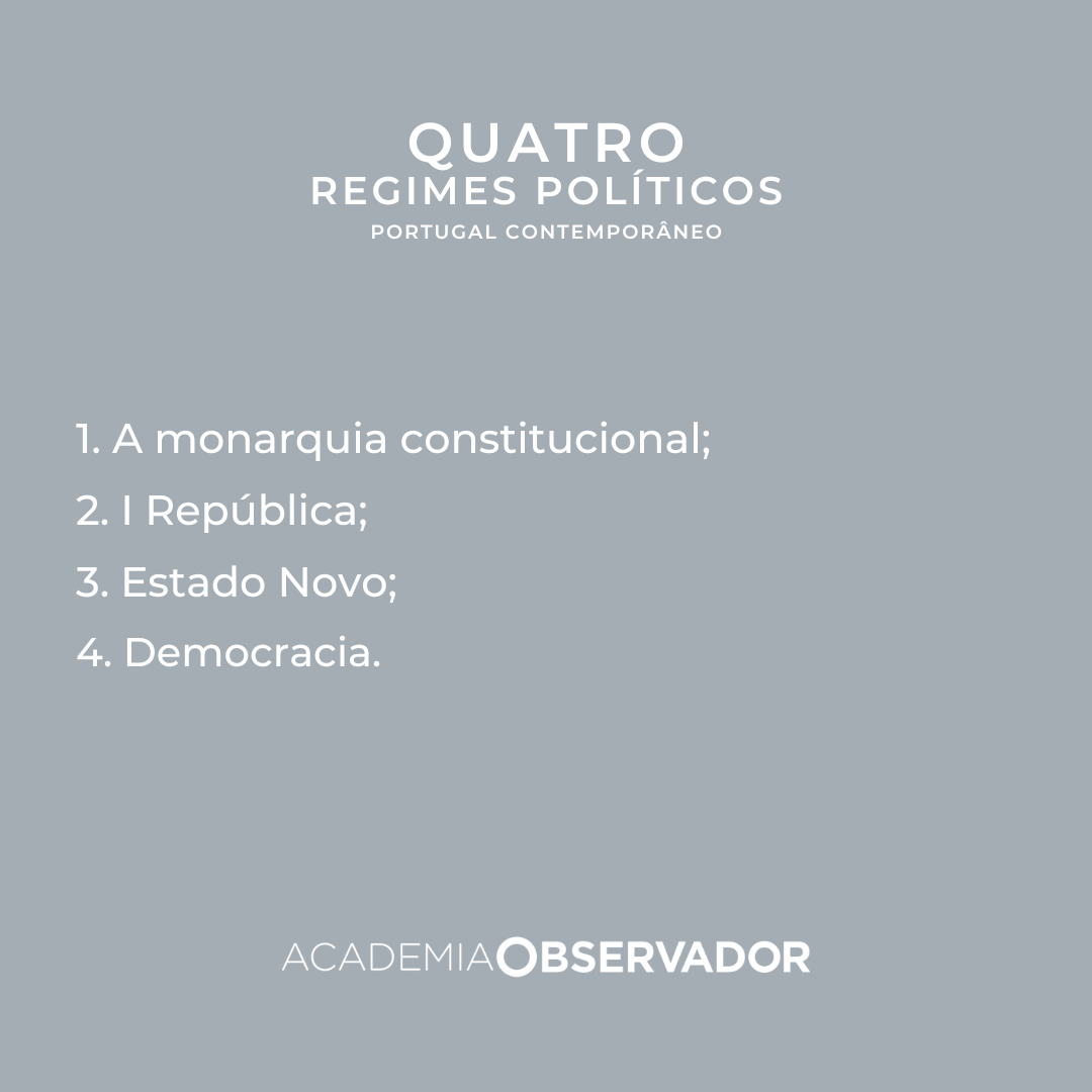 "Quatro regimes políticos - Portugal contemporâneo" um curso por Rui Ramos