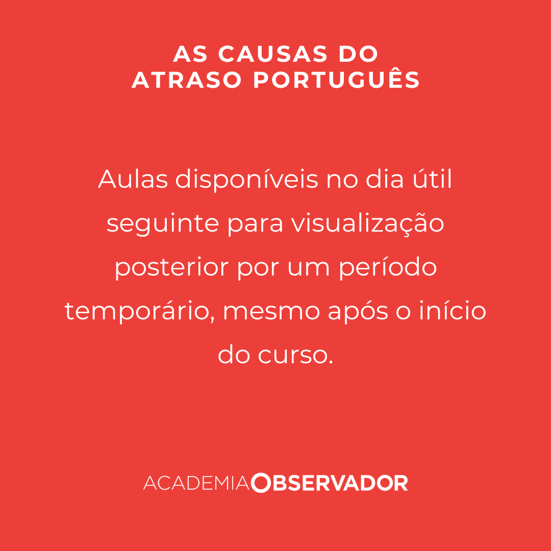 "As causas do atraso português" um curso por Nuno Palma