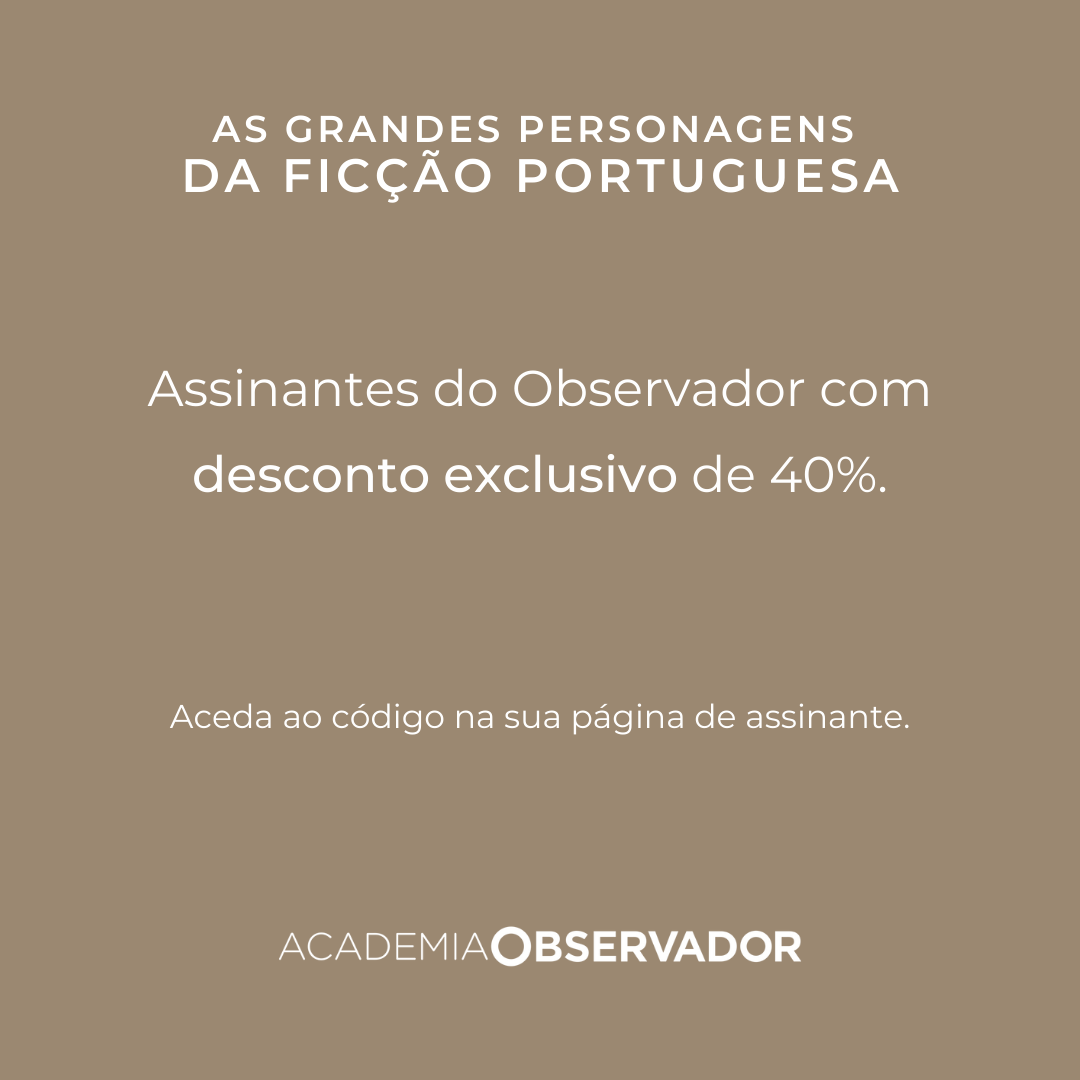 "As grandes personagens da ficção portuguesa" um curso por Bruno Vieira Amaral
