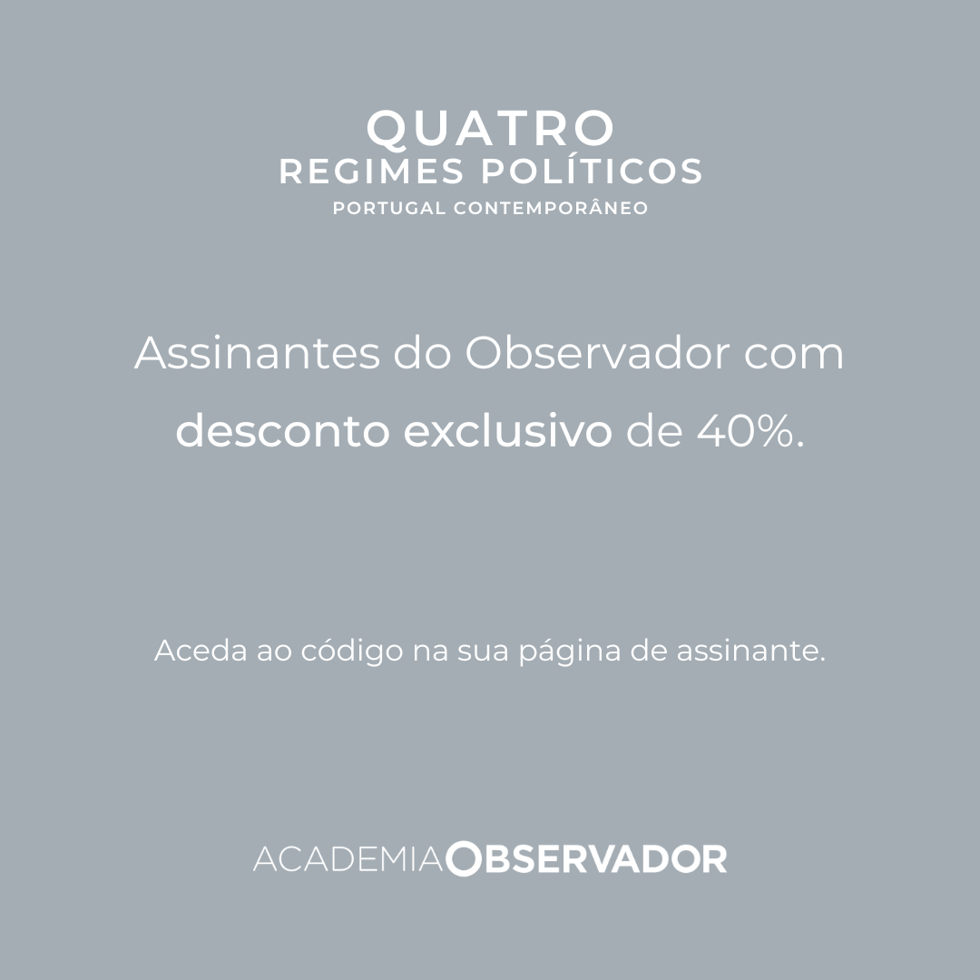 "Quatro regimes políticos - Portugal contemporâneo" um curso por Rui Ramos