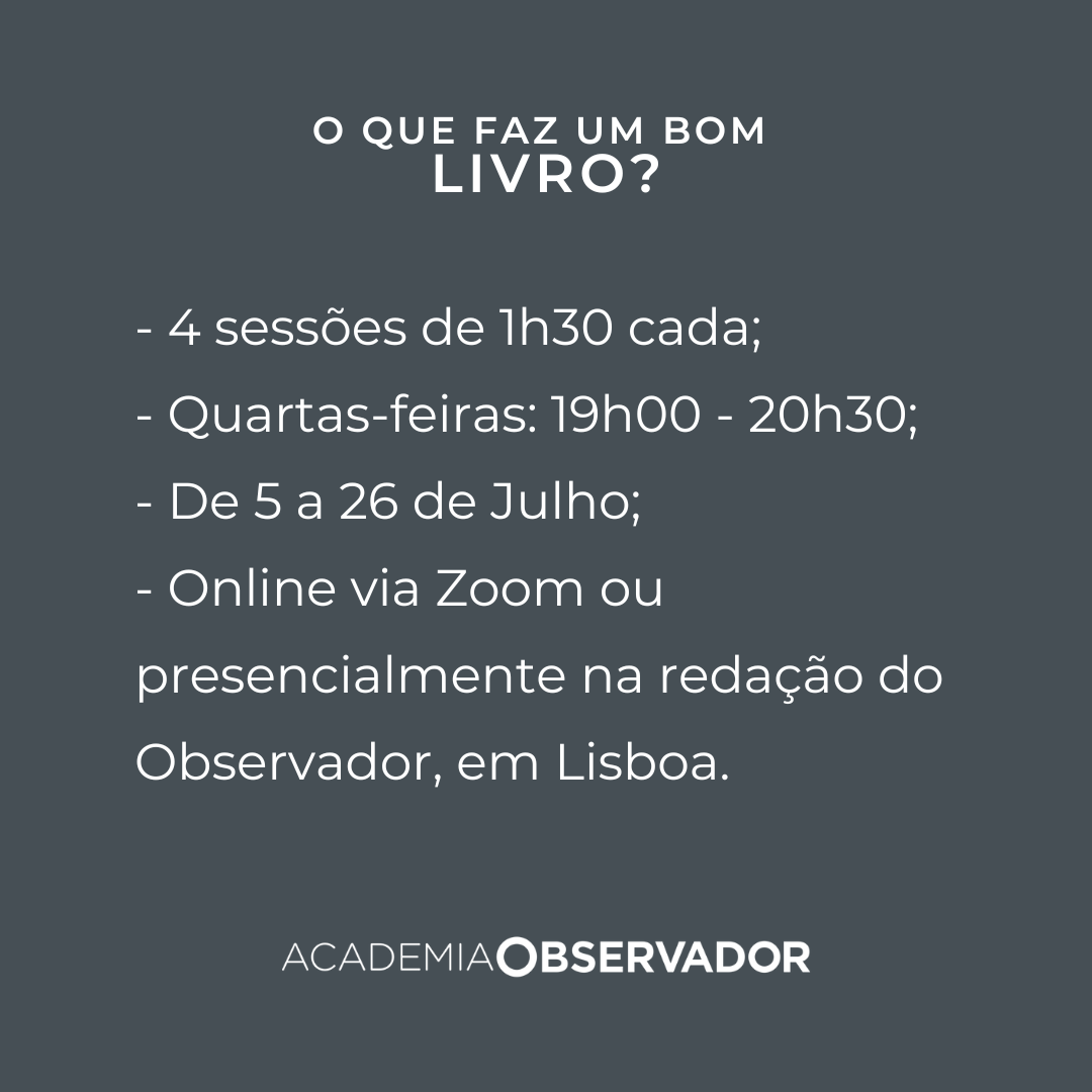 "O que faz um bom livro?" um curso por Maria do Rosário Pedreira