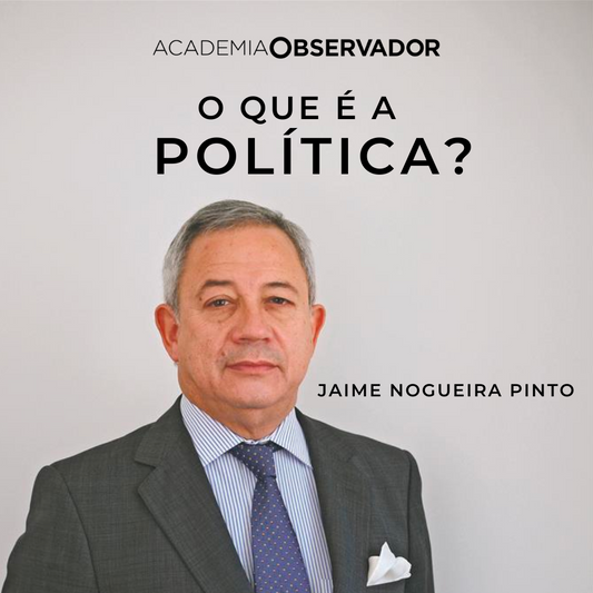 Gravação do curso "O que é a política?" por Jaime Nogueira Pinto
