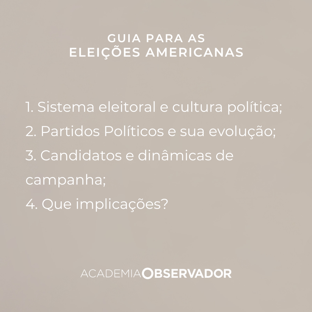 "Guia para as Eleições Americanas" um curso por Lívia Franco